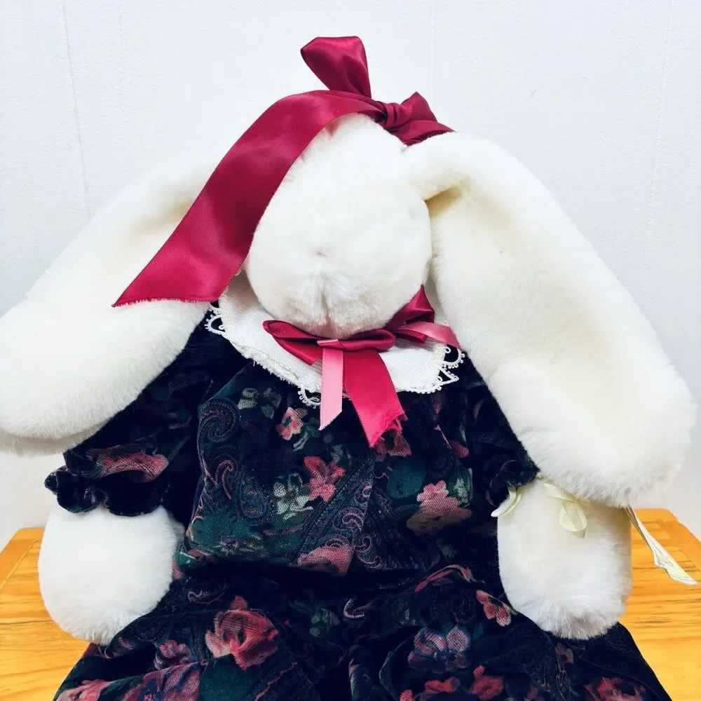 VTG Bunnies By The Bay Mercedes Velour Balloon‎ Romper Plush Bunny 26”- TAGS
